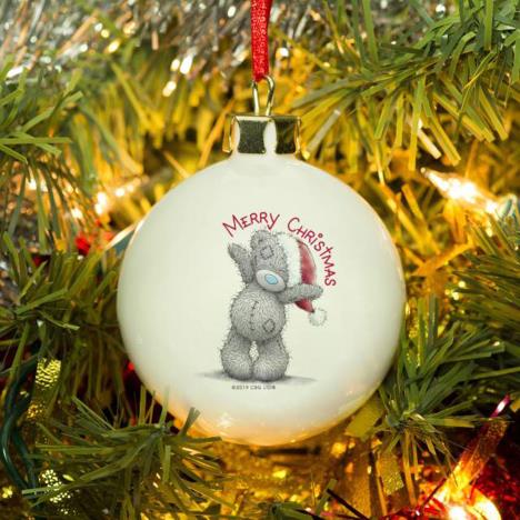 Personalised Me to You Merry Christmas Bauble Extra Image 2